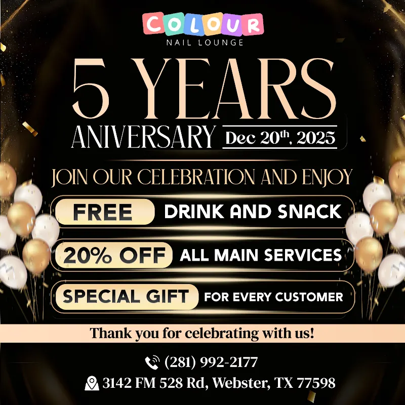 Colour Nail Lounge - 10% OFF NEW CLIENTS — Nail salon in Webster
